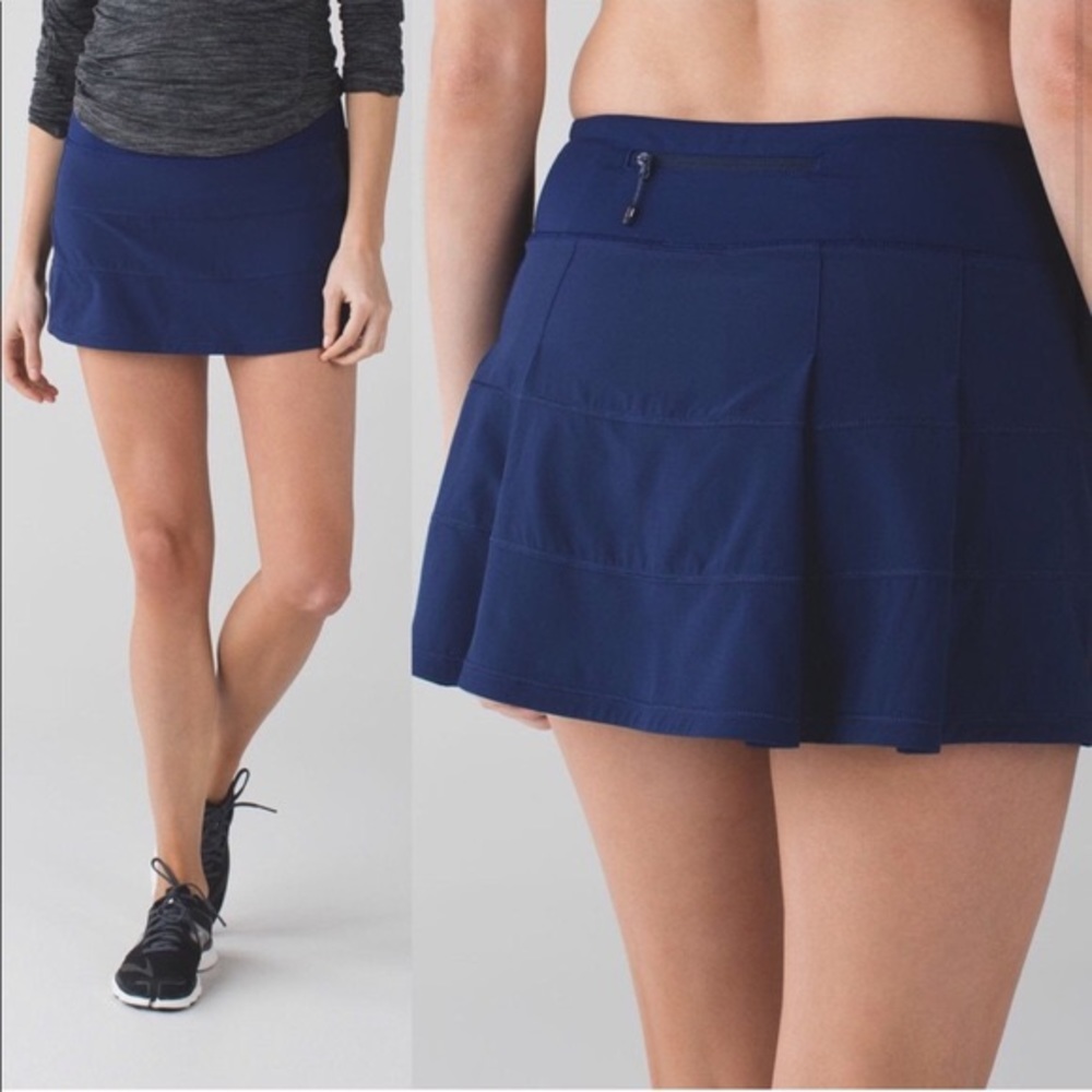 Navy Lululemon Rival II Skirt Blue Skort